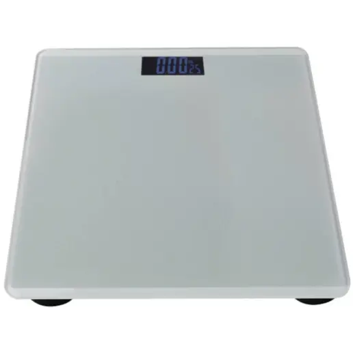 LCD Bathroom Scale White Front